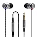 SoundMAGIC E10 Wired Earphones No Microphone HiFi Stereo Earbuds Noise Isolating in Ear Headphones Powerful Bass Tangle Free Cord Gunmetal