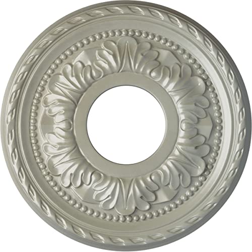 11 3/8"OD x 3 5/8"ID x 7/8"P Palmetto Ceiling Medallion (Fits Canopies up to 4…