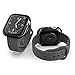 Raptic Edge, Compatible with 44mm Apple Watch, 44mm Apple Watch Case (Formerly X-Doria Edge) - Premium Aluminum & TPU Bumper Frame, Compatible with Apple Watch Series 4, 5, and 6, Black