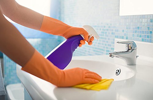 CLR PB-CMM-6 Mold and Mildew Stain Remover, 32 oz. Spray Bottle | Flinka Reusable Kitchen Wipe 2pcs. - Thumbnail 2