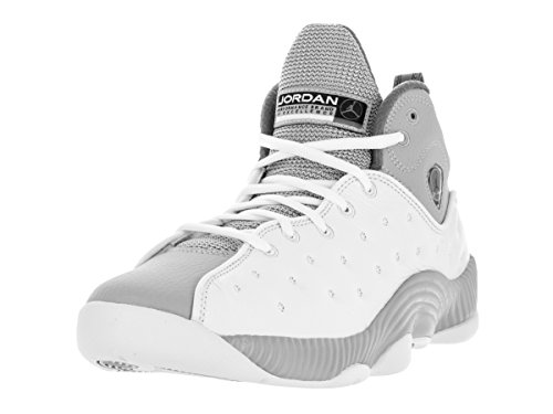 jordan jumpman team 2 white and grey