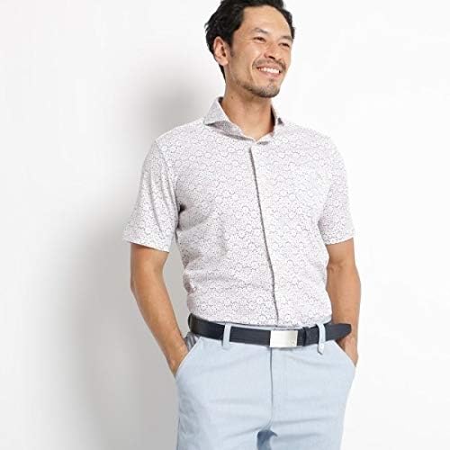 Amazon アダバット カジュアルシャツ 吸水速乾 Uvカット アダバット Hitoyoshi Shirts 半袖シャツ 0400 メンズ ピンク 972 48 L シャツ 通販