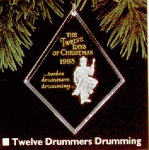 Twelve Days of Christmas Series: 12 Drummers 12th & Final in Series 1995 Hallmark Keepsake Ornament QX3009