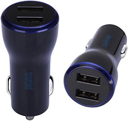 [2 PACK] Fast Car Charger, 4.8A Quick Charge ,Dual Smart USB Port for Mobile Device, iPhone 8, 7 ,7 Plus, 6, 6s, 6s Pluse, SE, 5s, Samsung Galaxy S8 8+ S7 S6, S6 , Note 5 4 3, Nexus 7 6 HTC Motorola