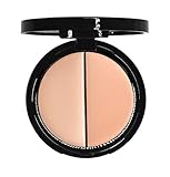 EVE PEARL Dual Salmon Concealer Full Coverage Under Eye Concealer Smooth Skin Treatment Brighten Makeup Hydrate Skincare (Light)
