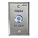Doorbell Type Exit Button VIS-7001 Vsionis for Door Access Control with LED, NC, C and NO Outputs