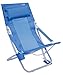 Rio Beach Portable Compact Fold Breeze Beach Sling Chair, Light Blue