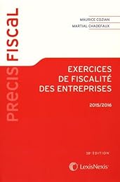 Exercices de fiscalité des entreprises, 2015-2016