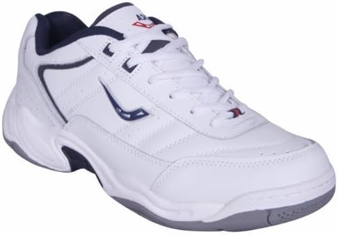 mens white trainers with velcro fastening