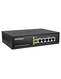 BV Tech poe sw501 Interruptor PoE BV Tech 10   100Mbps 4 puertos y 1 enlace ascendente (Color Gris)