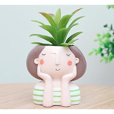 Youfui Cute Girl Dessin Animé Animaux De Pot De Fleurs Pot