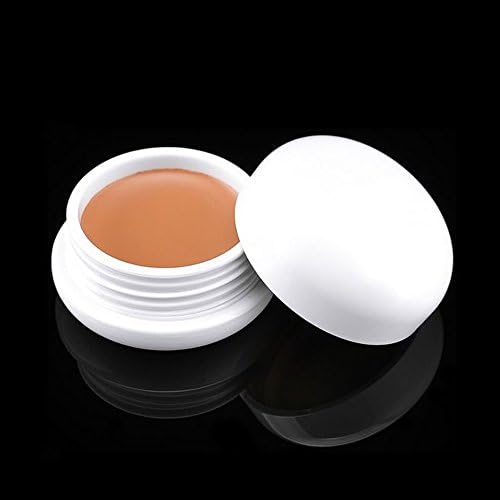 Cosmetics Concealer Jar, KRABICE Monochrome Cosmetics Dark Circle Concealer Cream Yellow Circles Make Up Concealers Cream (0.4oz/12g) #3