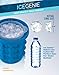 The original ICE GENIE Ice Cube Maker! Space Saving Ice Cube Maker, Holds up to 120 Ice Cubes (Ice Genie, Ice Tongs)