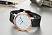 Watch Womens Unisex Simple Casual Leather Waterproof Analog Quartz Dress Wrist Watch