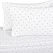 Pinzon 170 Gram Flannel Sheet Set - Cal King, Navy Dot