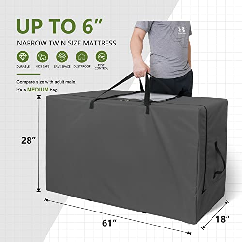 Cuddly Nest Folding Mattress Storage Bag Heavy Duty Carry Case for