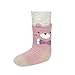Wrapables Peek A Boo Animal Non-Skid Toddler Socks (Set of 6), Zoo Animals, Large