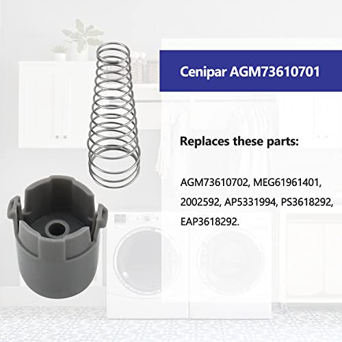 Cenipar AGM73610701 Washer Door Plunger Kit Universal Washer