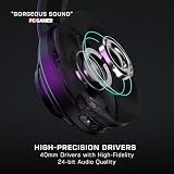 Turtle Beach Atlas Air Wireless PC Gaming Headset 24-bit Audio Bluetooth view 3