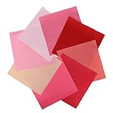 KINGSO Assorted Color Felt Fabric Sheets Patchwork Sewing DIY Craft 30x30cm Red Series