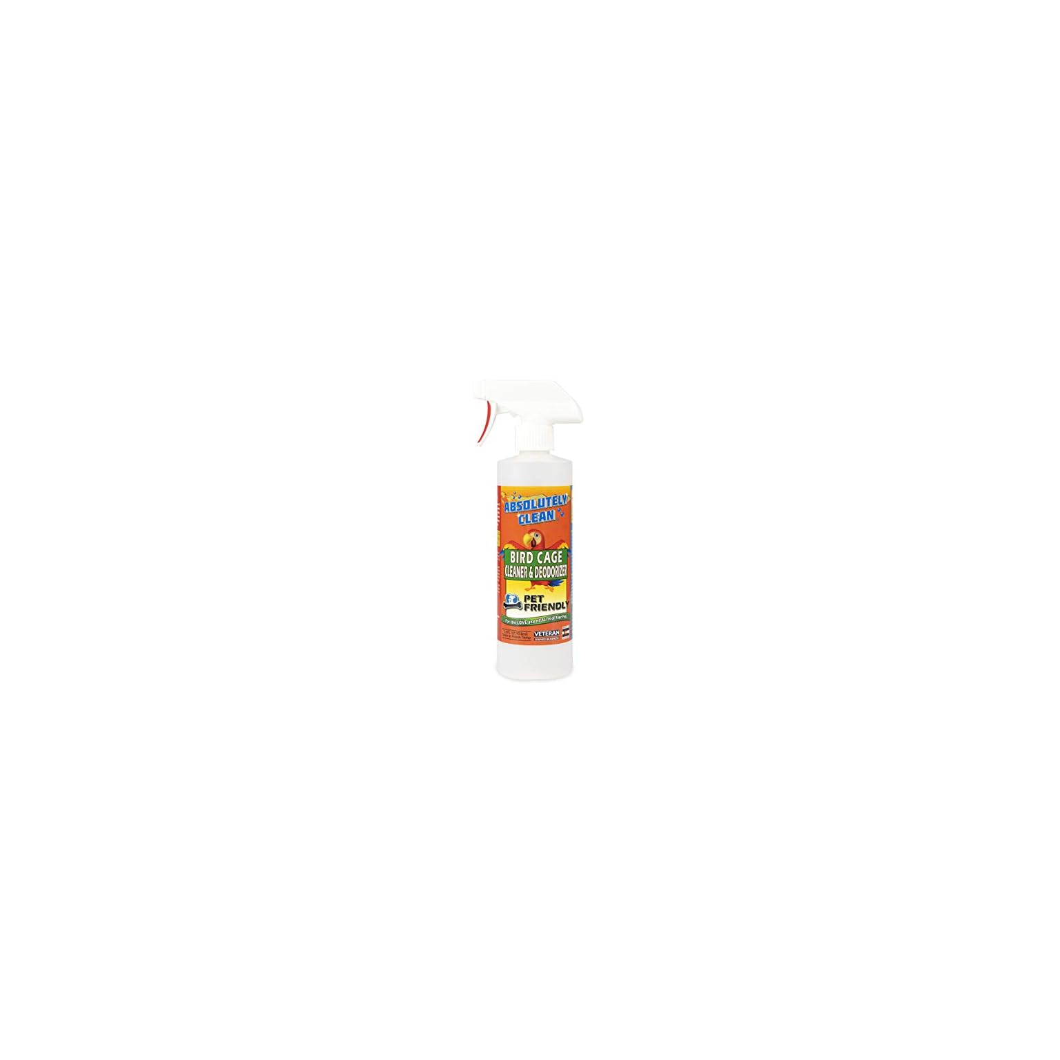 Absolutely Clean Amazing Bird Cage Cleaner and Deodorizer Just Spray