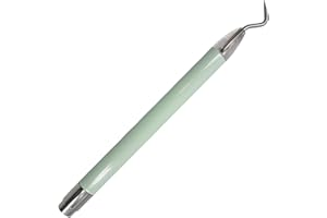 COREY-Z 1 Pack LED Weeding Tools for Vinyl, Hook Pen Vinyl Weeding Tool with Light, Stainless Steel Weeder Tool for Removing Tiny Adhesive Vinyl Paper, Heat Transfer