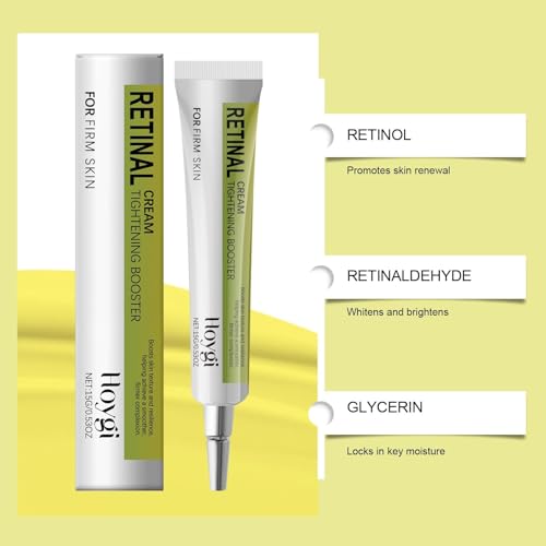 LBOYLOVE® Retinal Shot Facial Serum – 0.1% Pure Retinal Anti-Aging Tightening Booster, 0.53 fl oz, Smooth & Firm Skin for All Skin Types