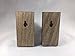 Horizontal Baseball Bat Holder Wall Mount Display Rack case Handmade in USA Solid Oak w/Black Felt (Black)