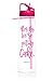 AQUANEÜ 30oz Inspirational Fitness Workout Sports Water Bottle with Time Marker | Measurements | Goal Marked Times for Measuring Your H2O Intake, BPA Free Non-Toxic Tritan 30 oz (Cake Fuchsia)