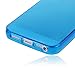 Wisdompro Case for iPhone 5, Bundle of 5 Pack Clear Jelly Colorful Soft TPU Gel Protective Case Cover for iPhone SE 2016, for iPhone 5s, for iPhone 5 (Blue, Aqua Blue, Hot Pink, Yellow, Red)