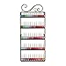 DAZONE 3 in 1 Nail Polish Wall Rack Organizer Holds 200 Bottles Nail Polish Shelf 3 pcs Included Black