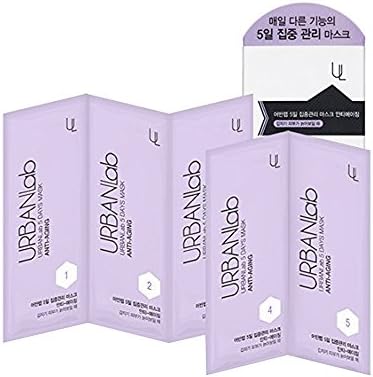 URBANLab 5DAYS SOS Mask Light-Up 5set-25EA(5*5) (Anti-Aging)