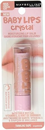Maybelline Baby Lips Crystal Lip Balm Twinkling Taupe 0.15 Ounce Shea Butter view 2