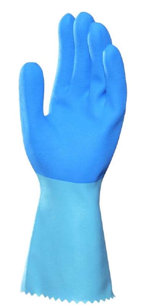 Mapa Jersette Janitorial Glove - Size 8, Blue, M (Pack of 1) - Image 4