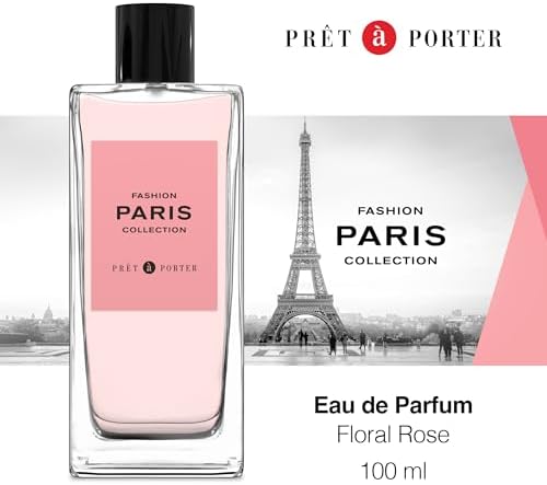 Prêt à Porter Paris Eau de Parfum Femme Parfum Rose et Cassis 100 ml