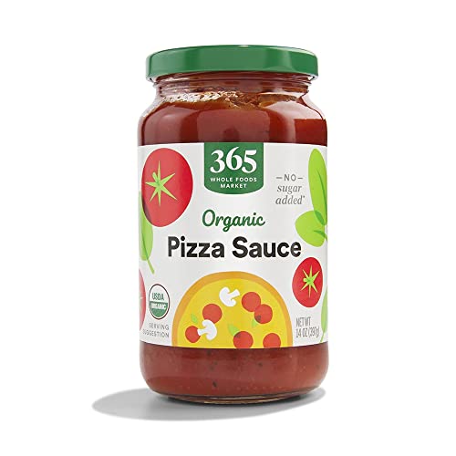 365 BY WHOLE FOODS MARKET, ORGANIC PIZZA SAUCE, 14 OUNCE