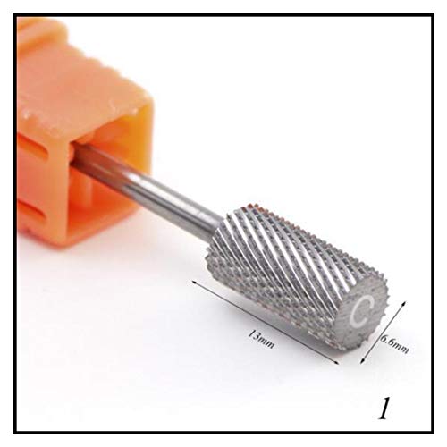 1pcs Carbide Tungsten Milling Cutter Burrs Electric Nail Drill Bit Cuticle Polishing Tools for Manicure Drill 1