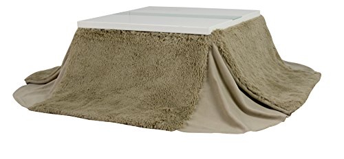 AZUMAYA space-saving kotatsu comforter square Beige color KK-575BE