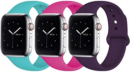 Fuleda Compatible with Apple Watch Band 38mm 40mm 42mm 44mm, Replacement Accessory Bands for iWatch Series 4, Series 3, Series 2, Series 1, S/M M/L