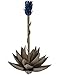Desert Steel Blue Agave Garden Torch - (Large - 30”W x 20”H x 38”H) - Outdoor Metal Yard Art & Lawn Decoration