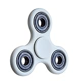 Fidget Spinner, Anti-Anxiety 360  Helps Focusing Hand Spinner Inner Peace  EDC Spinner Toy for Kids & Adults Stress Reducer Relieves ADHD Anxiety and Boredom(White)