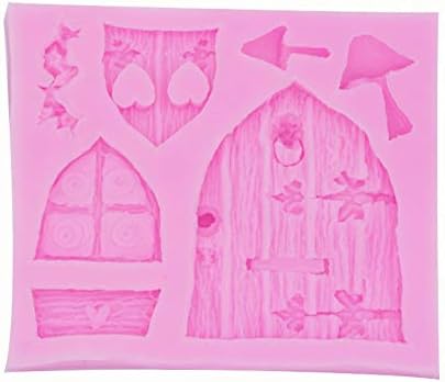 Silicone Fondant Mould,Creative Fairytale Log Fondant DIY Chocolate Baking Cake Decoration Tool Epoxy Mold