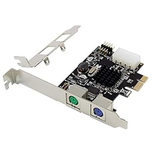 Beada PCI-E PS2 uitbreidingskaart met twee aansluitingen, externe PS2 uitgeruste uitbreidingskaart driver gratis plug en…