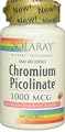 Solaray Chromium Picolinate Lozenges 1000mcg, 100 Count