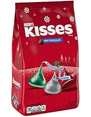 HERSHEY'S KISSES Holiday Candy Red, Green, & Silver Foils 36 oz.