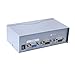 DTECH 2 Way Powered VGA Splitter Amplifier Box High Resolution 1080p SVGA Video 1 in 2 Out 250 Mhz for 1 PC to Dual Monitor Computer primary