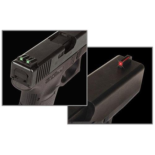 TRUGLO Fiber Optic Handgun Sight Set - Glock 42/43