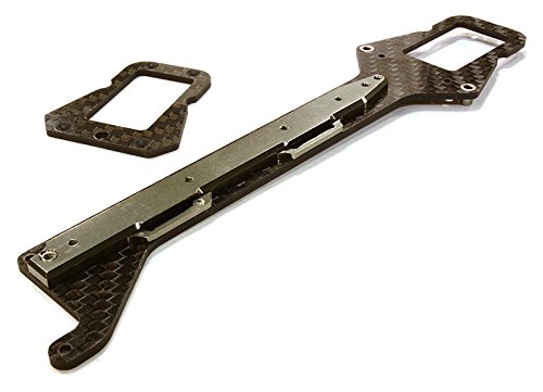 Integy RC Model Hop-ups C26499GREY Machined Composite Chassis Upper Plate for Traxxas LaTrax SST 1/18 Truck