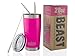 Beast 20 oz Tumbler Stainless Steel Vacuum Insulated Coffee Ice Cup Double Wall Travel Flask (Cupcake Pink)