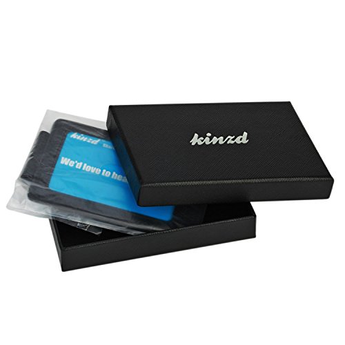 Money Clip, Front Pocket Wallet, Leather RFID Blocking Strong Magnet thin Wallet (one size, Black)